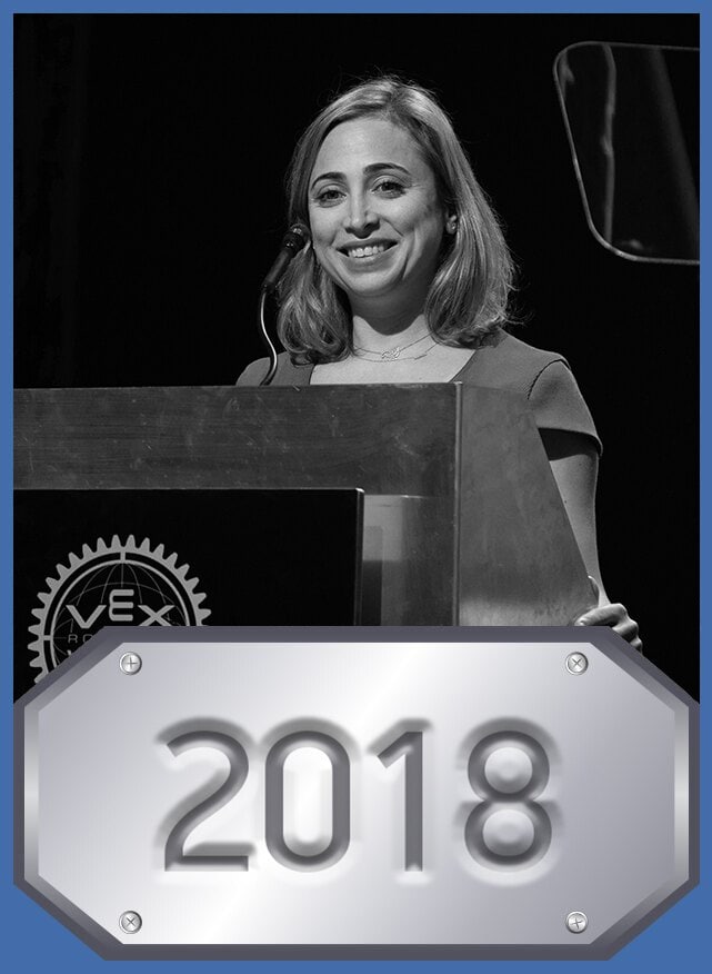 STEM Hall of Fame profile picture for Ayah Bdeir inducted in 2018.