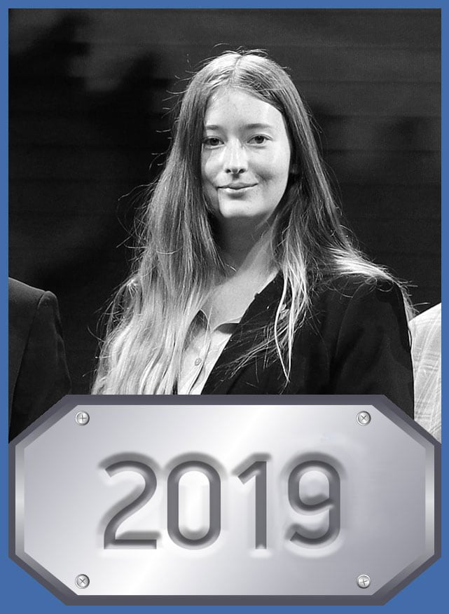 STEM Hall of Fame profile picture for Kaitlin Jordan Russell inducted in 2019.