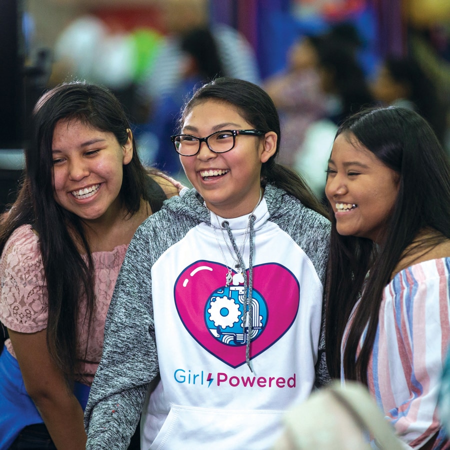 Girl Powered robotics team competes at VEX Robotics World Championship.