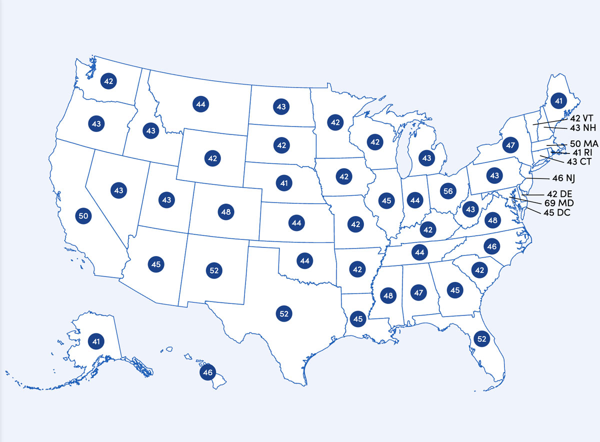 DoD STEM opportunities map