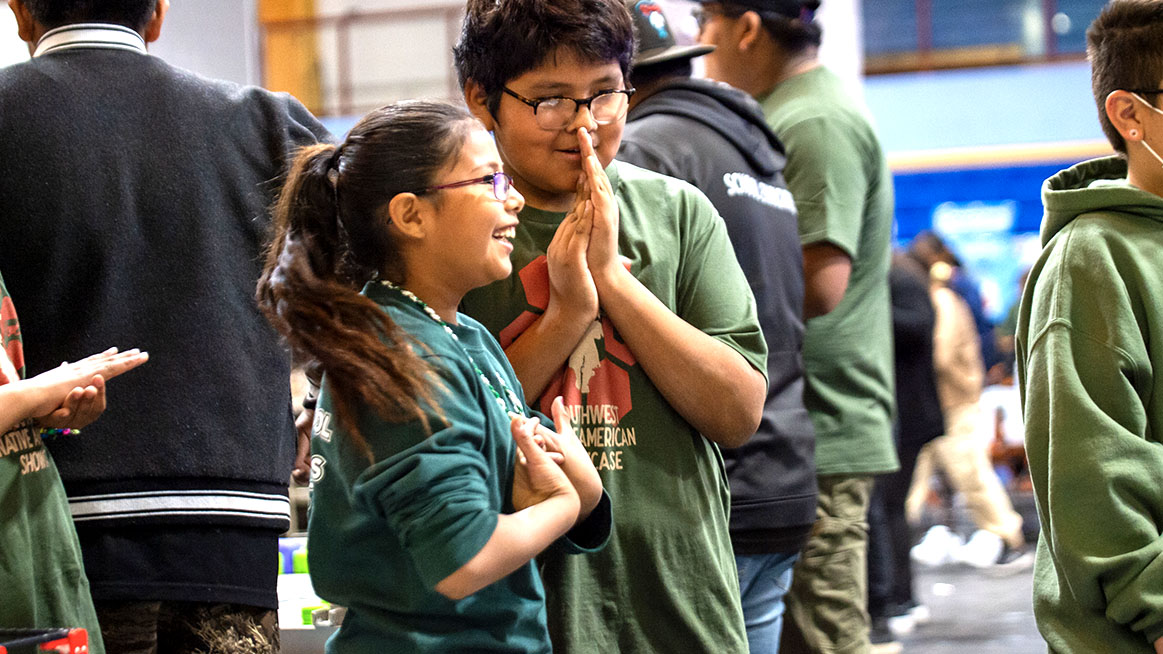Participants observe event at 4th Annual Southwest Native American Showcase