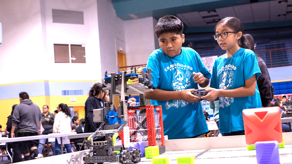 Team competes at Native American Showcase