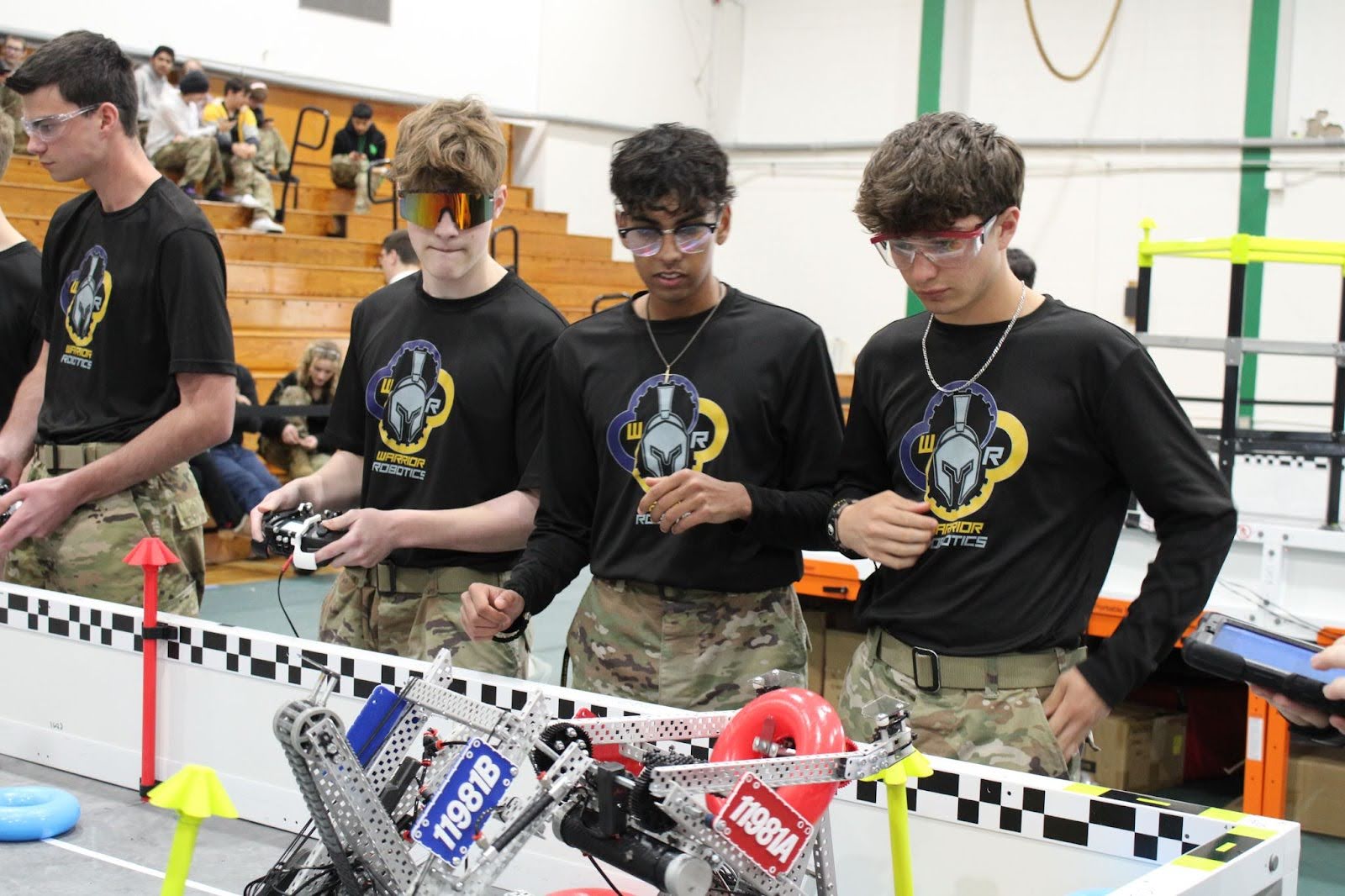 JROTC Team 11981A competes at an event.