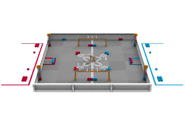 VEX V5 Robotics Competition Push Back Field Image