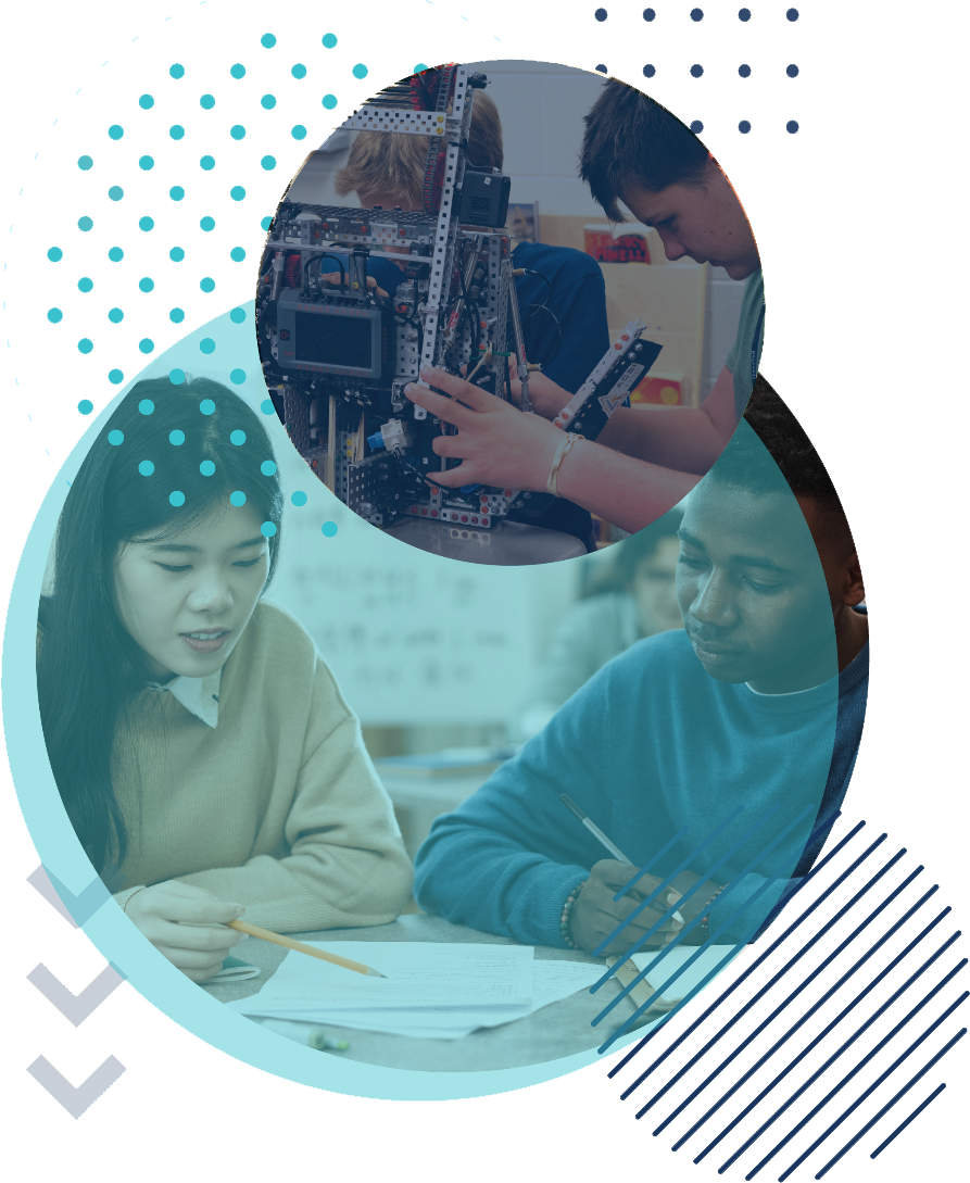 International Robotics Honor Society students working