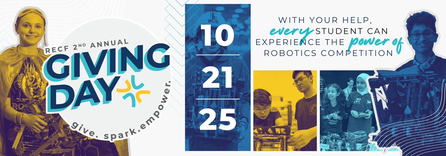 Giving Day Banner background, decorative