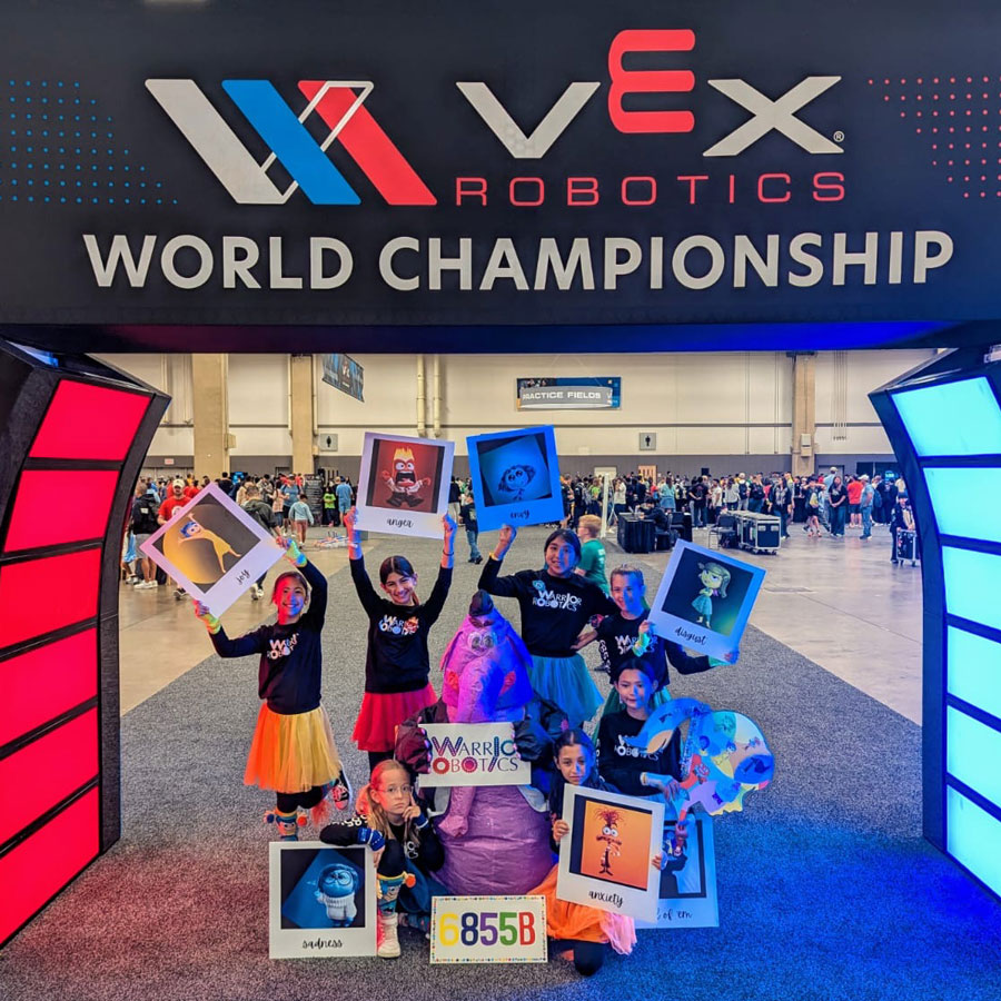 Team 6855B at the VEX Robotics World Championship